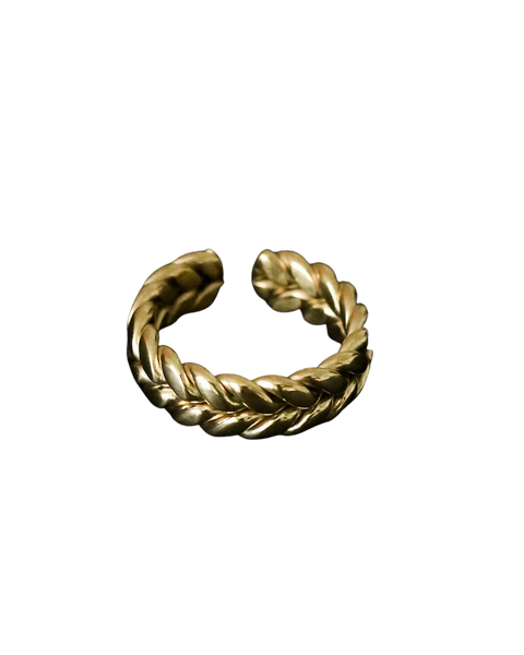 The Gold Braided Ring